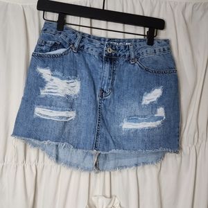 Vanilla star mini jean skirt size 3